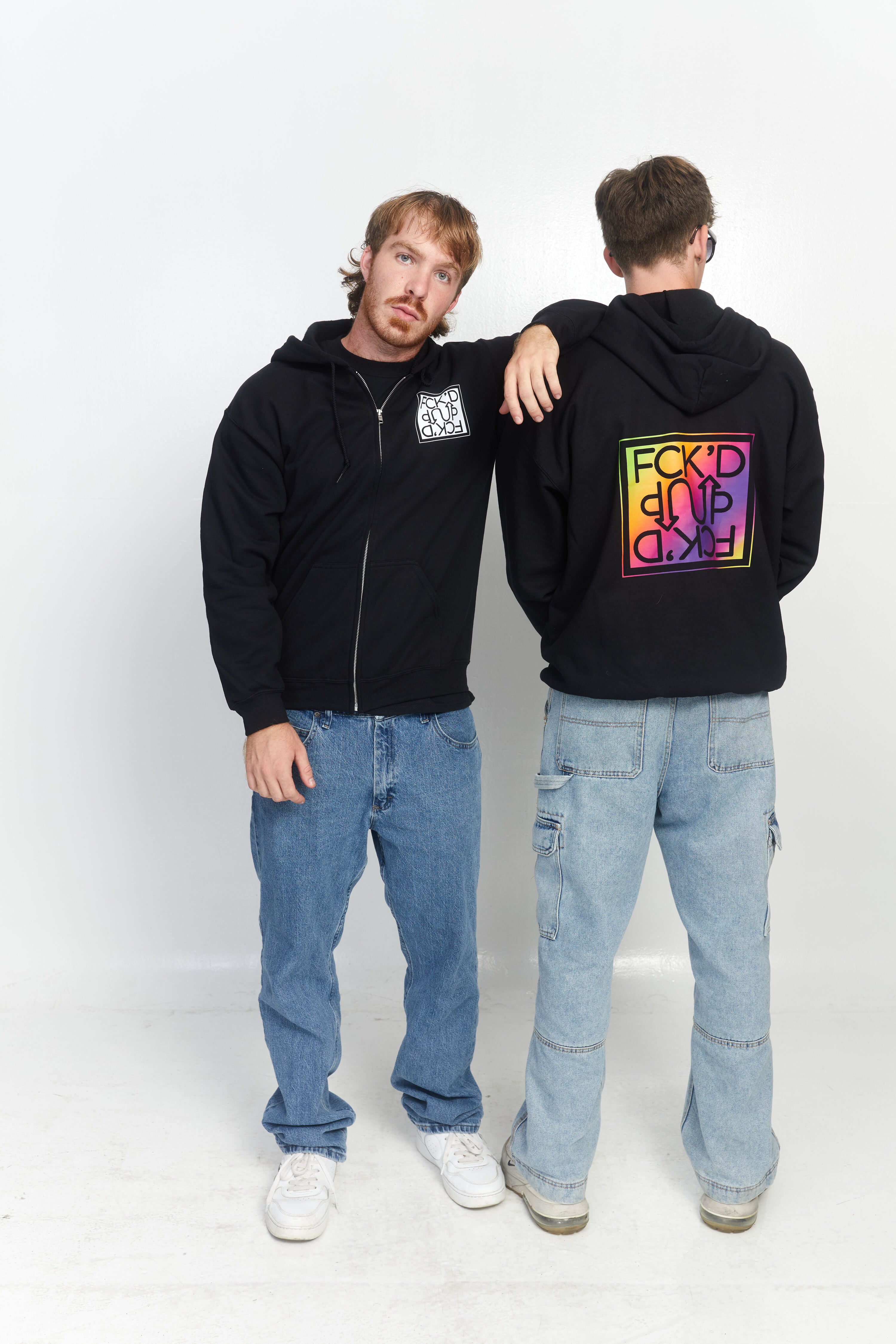 Fck'd up Logo Zipups
