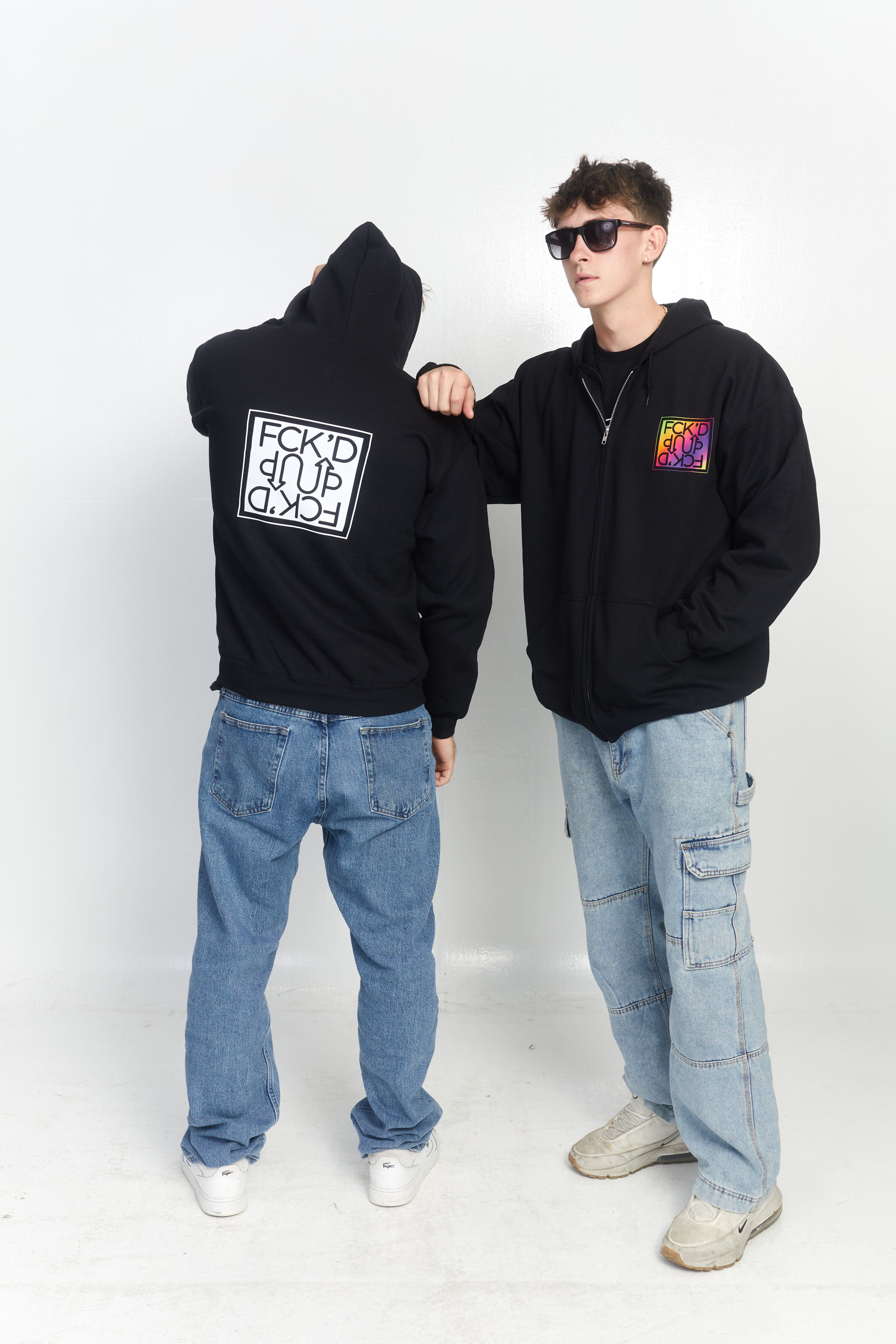 Fck'd up Logo Zipups